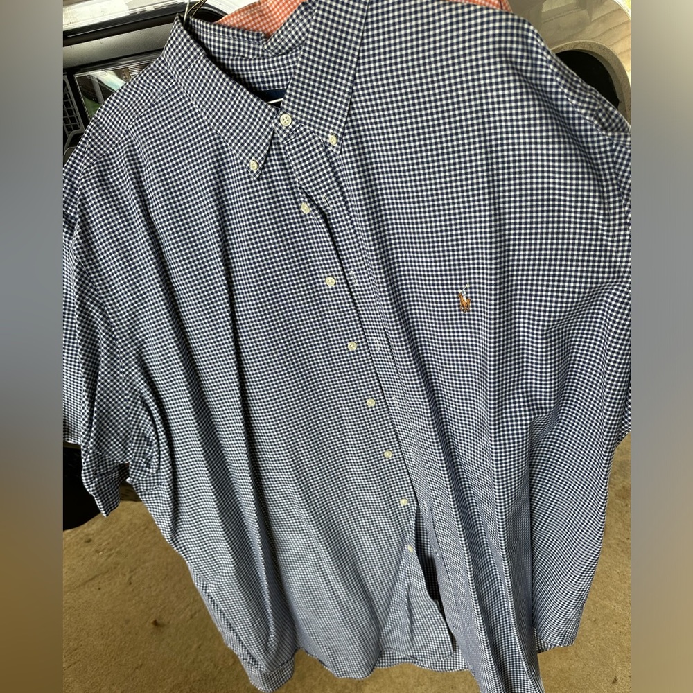 Ralph Lauren 4x tall short sleeve button up